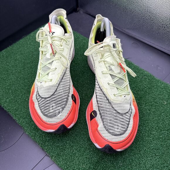 Nike ZoomX Vaporfly Next 2 Volt Hyper Orange Men’s Size 9 CU4111-700 Marathon - Picture 2 of 11